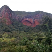 Rock walls close to Samaipata